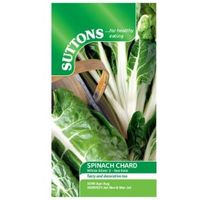 Suttons Spinach Chard Seeds White Silver 2 - Sea Kale