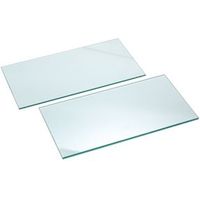 Clear Clear Glass Cupboard Shelf (L)466mm (D)247mm Pack Of 2