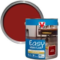 V33 Easy Red Fusion Lacquered Gloss Floor Varnish 2500ml