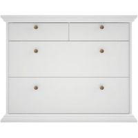 Isabella White 2 Over 4 Chest Of Drawers (H)738mm (W)943mm