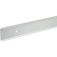 Unika Silver Silver Effect Aluminium Kitchen Worktop Butt Corner Joint