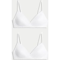 Angel 2 Pack Moulded Non-Wired First Bras