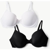 Angel 2 Pack Moulded Underwired First Bras