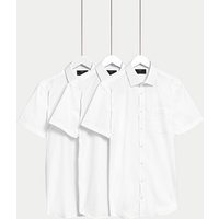 M&S Collection 3 Pack Easy Care Slim Fit Shirts