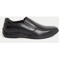 M&S Collection Leather Slip-on Shoes With Airflex