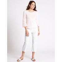 Classic Pure Cotton Cropped Trousers