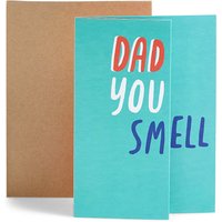Dad You Smell Hidden Message Fold-Out Birthday Card