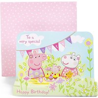 Pop-Up Peppa Pig Scene Daughter Birthday Card