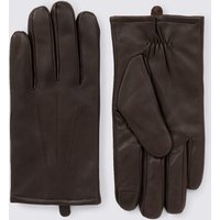 M&S Collection Leather Gloves With Thinsulate
