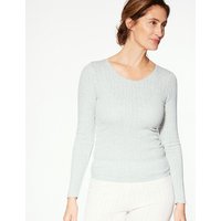 M&S Collection 2 Pack Thermal Long Sleeve Pointelle Tops