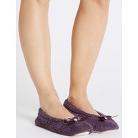 M&S Collection Gem Ballerina Slippers