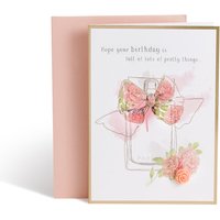 Perfume Bottle Birthday Card