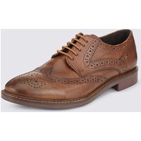 M&S Collection Leather Brogue Shoes