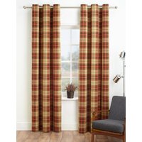 M&S Collection Check Curtain