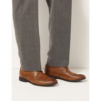 M&S Collection Leather Brogue Shoes With Airflex