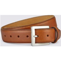 M&S Collection Square Buckle Leather Belt