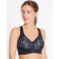 M&S Collection Breathable High Impact Underwired Padded Sports Bra A-G