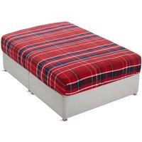 Brushed Cotton Tartan Checked Fitted Sheet