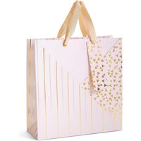 Pink Gold & Silver Pattern Medium Gift Bag