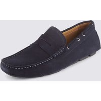 Blue Harbour Suede Driving Slip-on Shoes