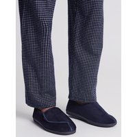 M&S Collection Riptape Corduroy Slippers With Thinsulate