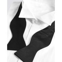 M&S Collection Luxury Pure Silk Bow Tie