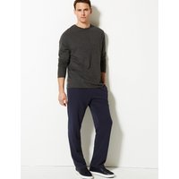 M&S Collection Cotton Rich Lightweight Joggers With StayNEW