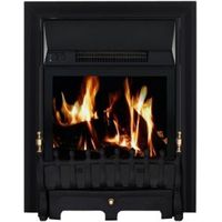 Focal Point Blenheim Black LCD Remote Control Electric Fire