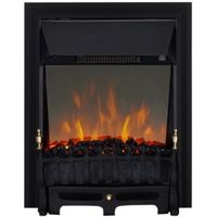 Focal Point Blenheim Black LED Reflections Electric Fire