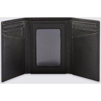 M&S Collection Leather Tri Fold Id Wallet