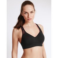 M&S Collection Breathable High Impact Underwired Padded Sports Bra A-DD