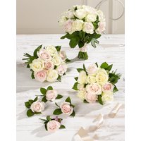 White & Pink Luxury Rose Wedding Flowers - Collection 2