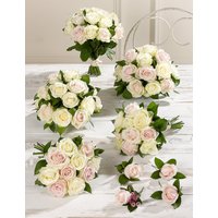 Pink & White Luxury Rose Wedding Flowers - Collection 3
