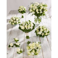 White Rose & Freesia Wedding Flowers - Collection 4