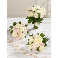 White & Pink Luxury Rose Wedding Flowers - Collection 1