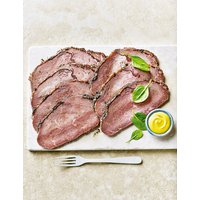 From The Deli Sirloin Of Rare Roast Beef With A Light Black Peppercorn Crust - 6-8 Pieces
