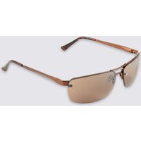 M&S Collection Rimless Rectangular Sunglasses
