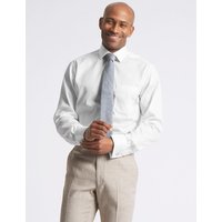 M&S Collection Pure Cotton Non-Iron Tailored Fit Shirt