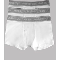 Autograph 3 Pack Cotton Trunks With Stretch (4-16 Years)