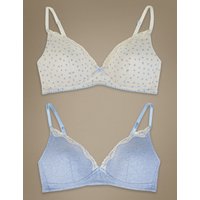 Angel 2 Pack Slightly Padded Full Cup First Bras