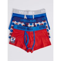 3 Pack Spider-Man Cotton Trunks With Stretch (2 Years - 16 Years)