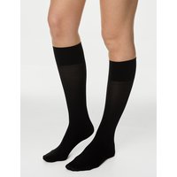 M&S Collection 3 Pair Pack Opaque Knee Highs