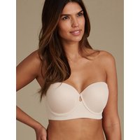 M&S Collection Low Back Padded Strapless Bra A-DD