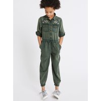 Embroidered Jumpsuit (3-14 Years)
