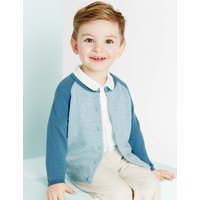 Marie-Chantal Boys Cashmere Blend Cardigan (3 Months - 5 Years)
