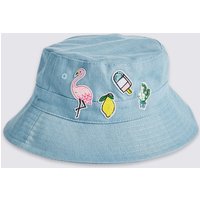 Kids’ Cotton Rich Badge Summer Hat