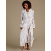 M&S Collection Pure Modal Woven Printed Dressing Gown