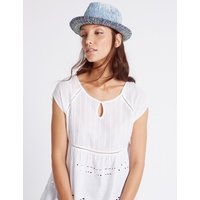 M&S Collection Ombre Trilby Hat