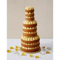 Naked Style Vanilla Sponge Wedding Cake