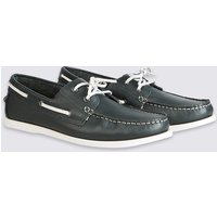 M&S Collection Leather Lace-up Boat Shoes